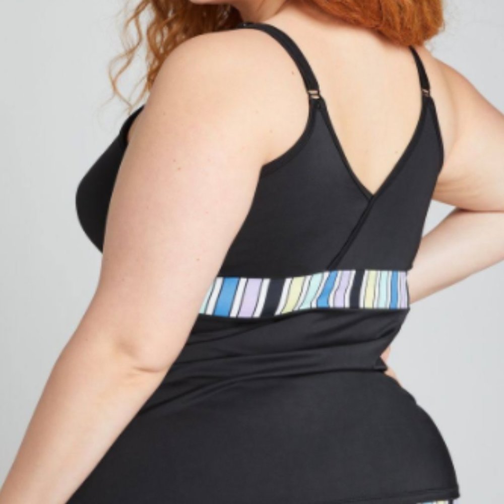 Lane Bryant Cacique Tankini Size 18 - Picture 2 of 8